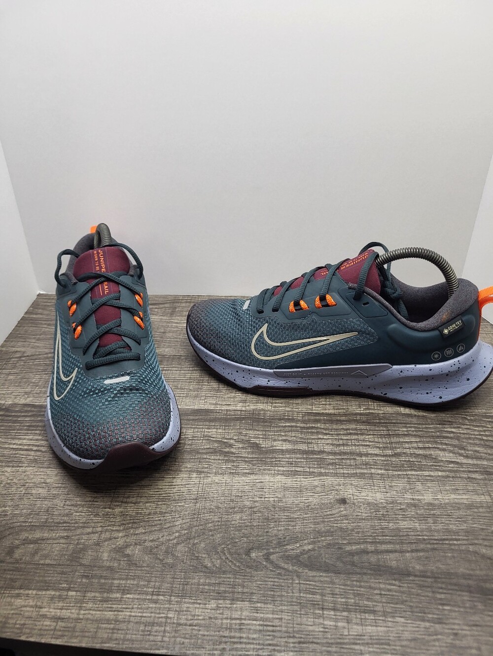 Nike Juniper Trail 2 Gore-Tex Shoes Womens 9 Blue Trail Running Hiking Sneakers
